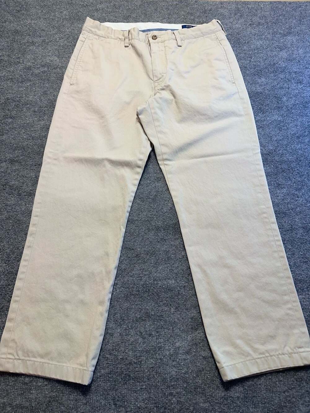 Polo Ralph Lauren Straight Chino Pants Khaki  Preppy Golf Boating Casual
